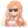 😎 Эмодзи «Asuna SAO» для Telegram