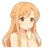 🤔 Эмодзи «Asuna SAO» для Telegram