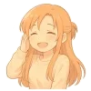 😅 Эмодзи «Asuna SAO» для Telegram