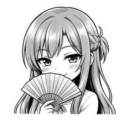 ❤ Стикер «Asuna Chan» для Telegram