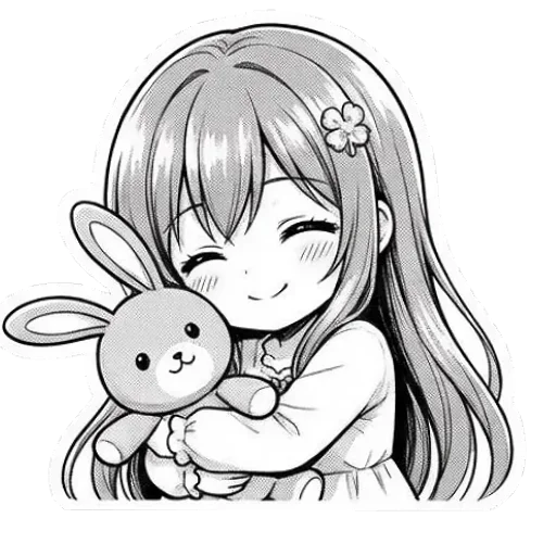 ❤ Стикер «Asuna Chan» для Telegram