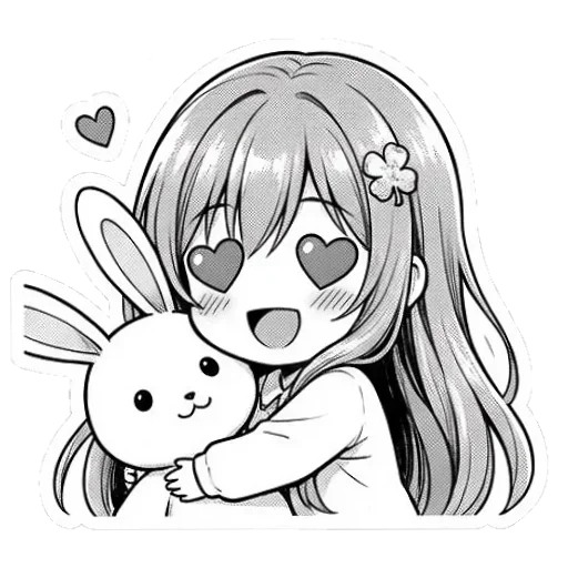 ❤ Стикер «Asuna Chan» для Telegram