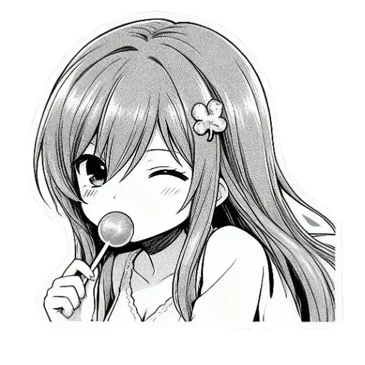 ❤ Стикер «Asuna Chan» для Telegram