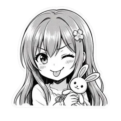 ❤ Стикер «Asuna Chan» для Telegram