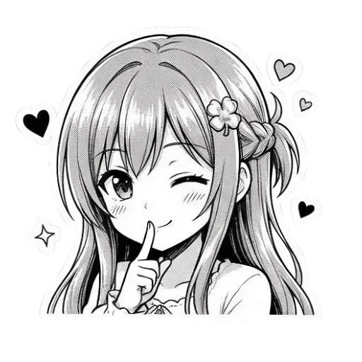 ❤ Стикер «Asuna Chan» для Telegram