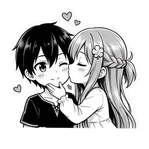 ❤ Стикер «Asuna Chan» для Telegram