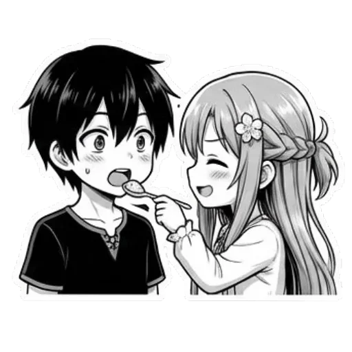 ❤ Стикер «Asuna Chan» для Telegram