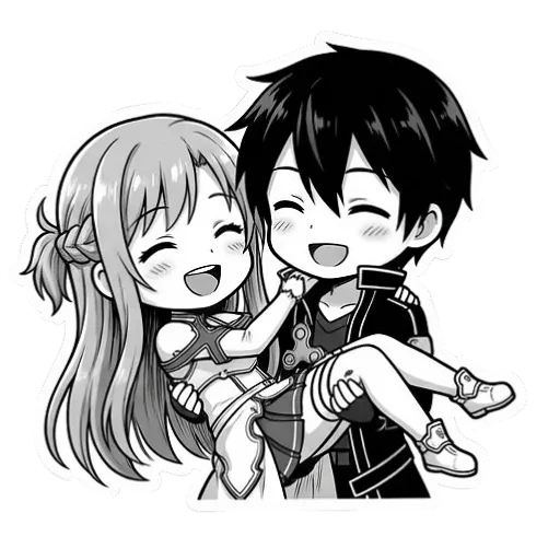 ❤ Стикер «Asuna Chan» для Telegram