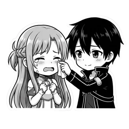 ❤ Стикер «Asuna Chan» для Telegram