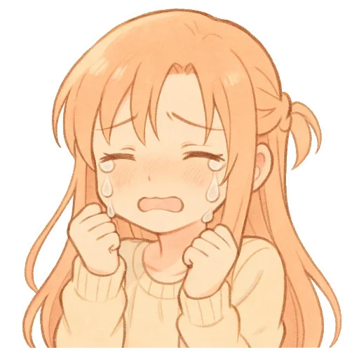 😭 Стикер «Asuna Yuuki» для Telegram