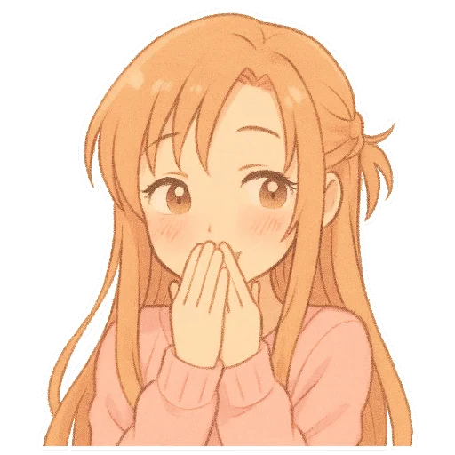 🤭 Стикер «Asuna Yuuki» для Telegram