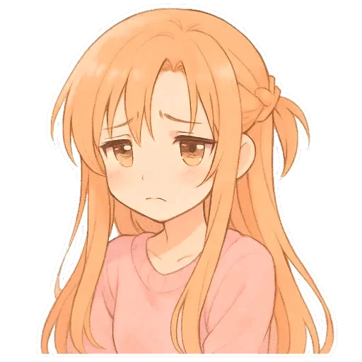 😔 Стикер «Asuna Yuuki» для Telegram