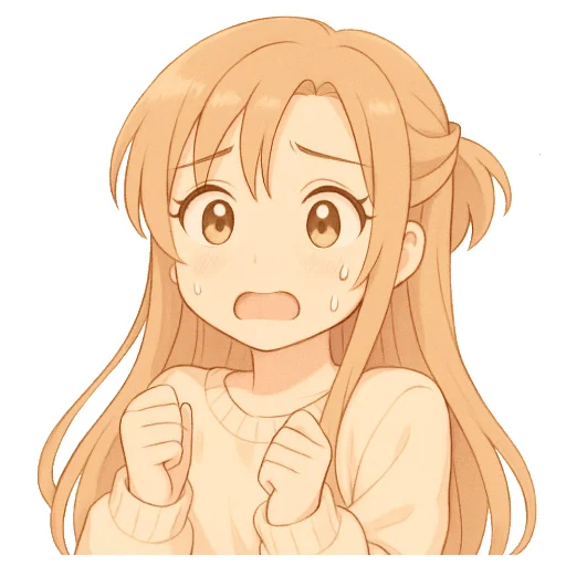 😳 Стикер «Asuna Yuuki» для Telegram