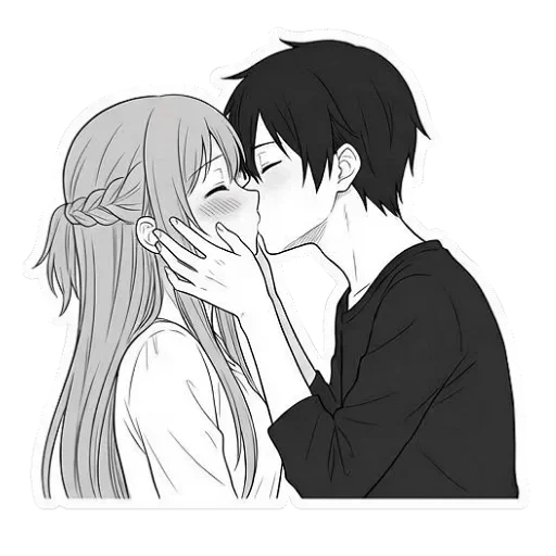❤ Стикер «Asuna Yuuki» для Telegram