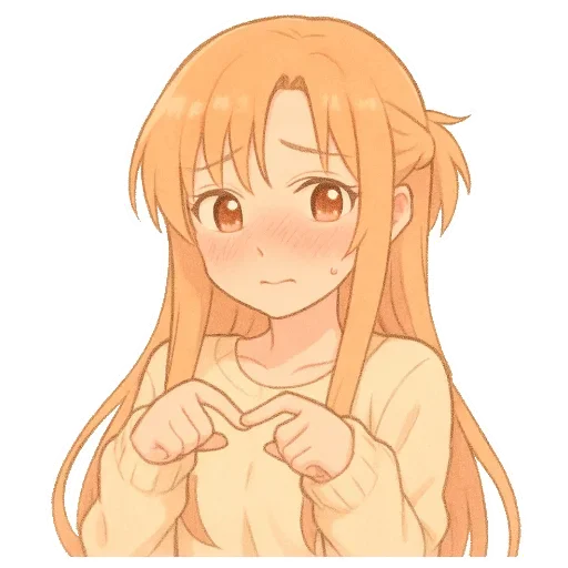 👉 Стикер «Asuna Yuuki» для Telegram