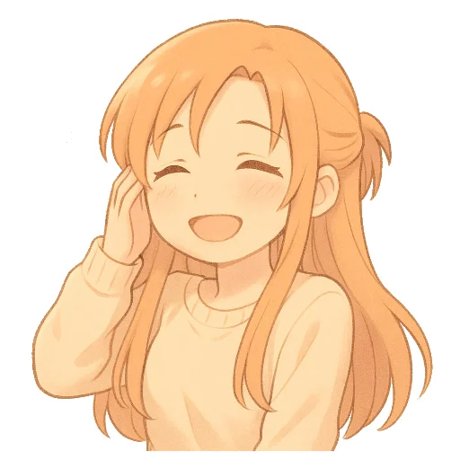 😅 Стикер «Asuna Yuuki» для Telegram