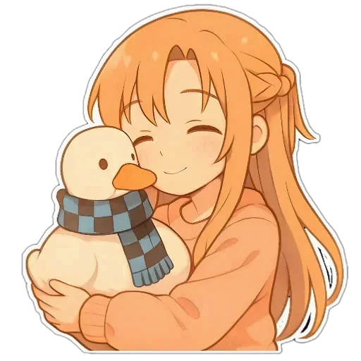 🥰 Стикер «Asuna Yuuki» для Telegram
