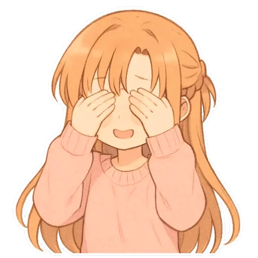 🫣 Стикер «Asuna Yuuki» для Telegram
