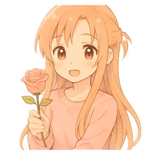 ❤ Стикер «Asuna Yuuki» для Telegram