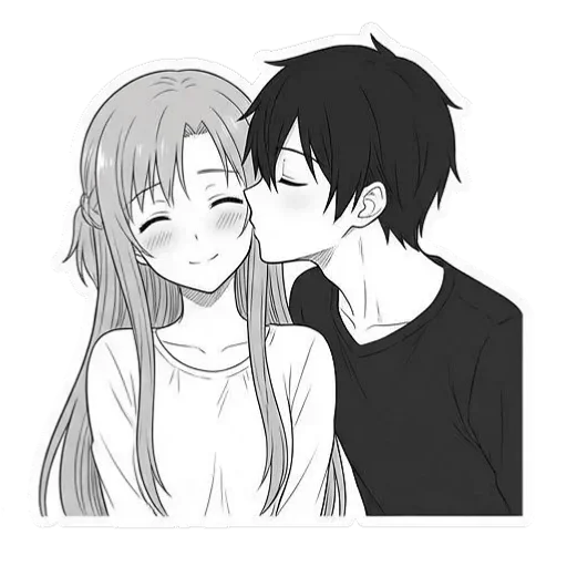 ❤ Стикер «Asuna Yuuki» для Telegram