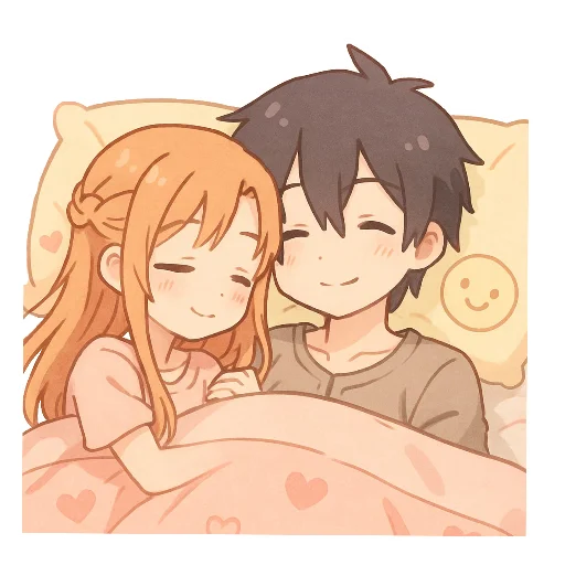 ❤ Стикер «Asuna Yuuki» для Telegram