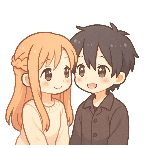 ❤ Стикер «Asuna Yuuki» для Telegram