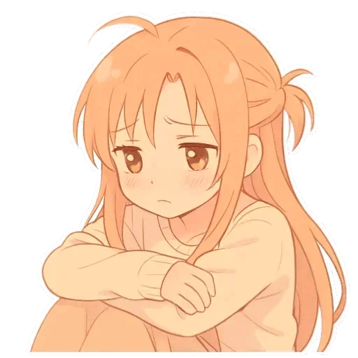 😔 Стикер «Asuna Yuuki» для Telegram