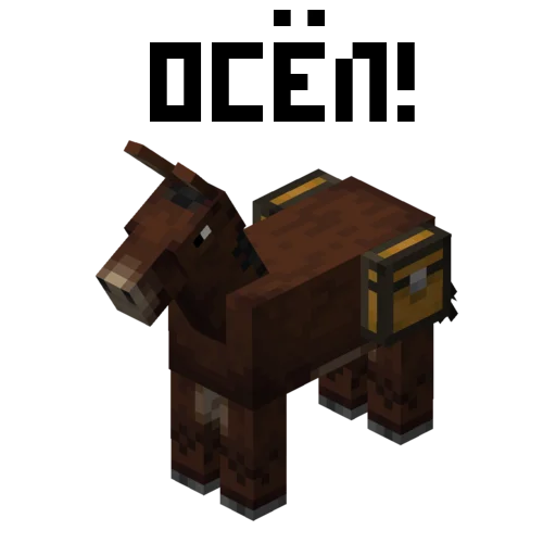 🐮 Стикер «MNCRFT RU Minecraft» для Telegram
