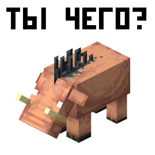 ❓ Стикер «MNCRFT RU Minecraft» для Telegram