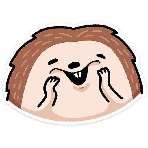 🦔 Стикер «Ёж Афанасий» для Telegram
