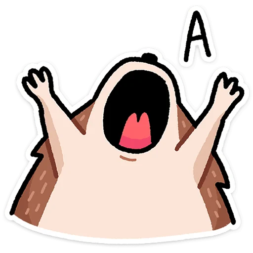 🦔 Стикер «Ёж Афанасий» для Telegram