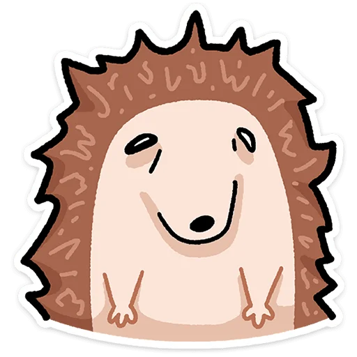 🦔 Стикер «Ёж Афанасий» для Telegram