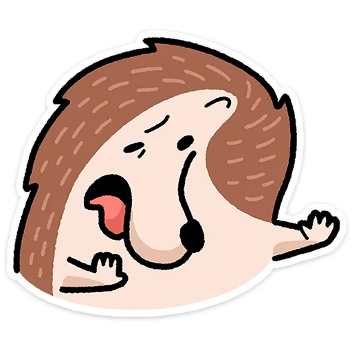 🦔 Стикер «Ёж Афанасий» для Telegram
