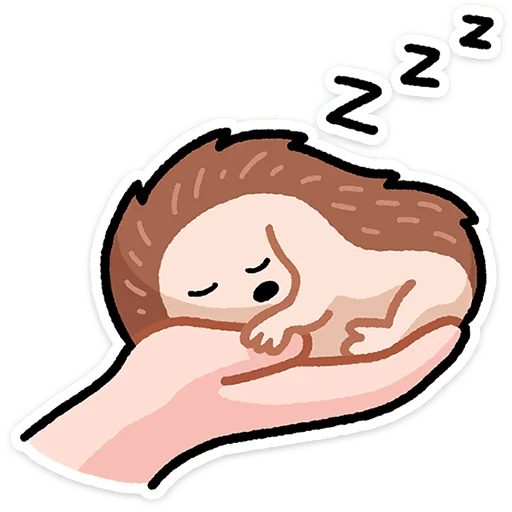 🦔 Стикер «Ёж Афанасий» для Telegram