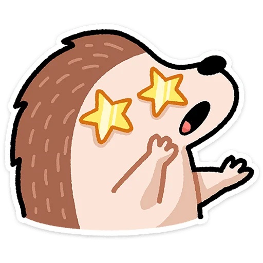 🦔 Стикер «Ёж Афанасий» для Telegram