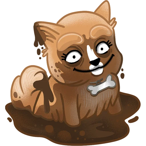🫣 Стикер «Шпиц Афина» для Telegram