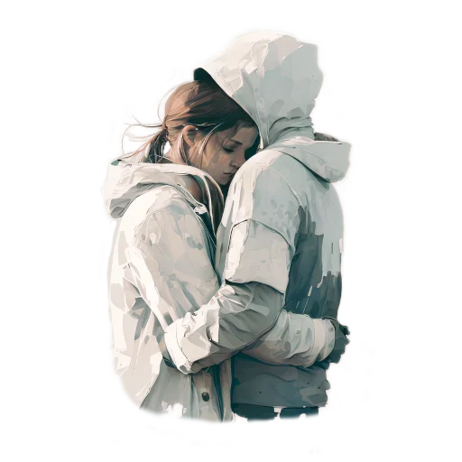 🤗 Стикер «cute atmospheric hugs З» для Telegram