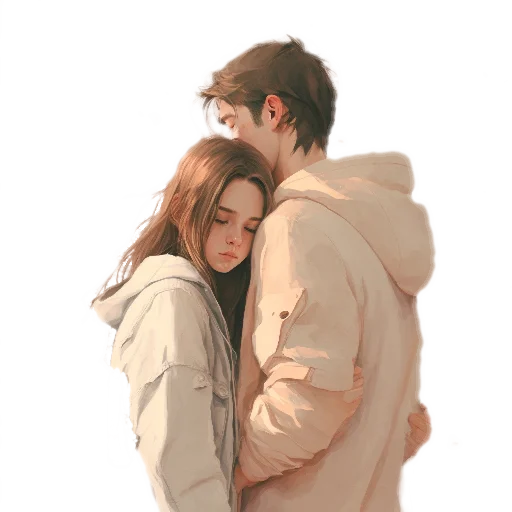 🤗 Стикер «cute atmospheric hugs З» для Telegram