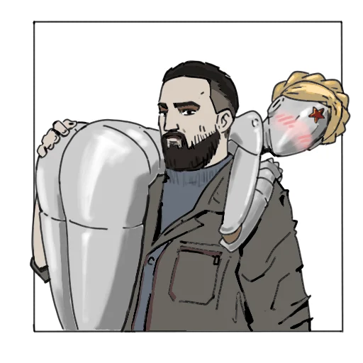 😍 Стикер «Atomic heart bounpace» для Telegram