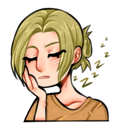 😴 Стикер «Attack on Titan (RoritoZokaru)» для Telegram