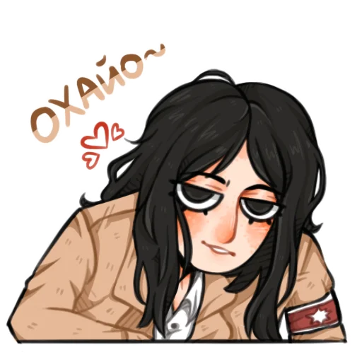 🙋‍♀️ Стикер «Attack on Titan (RoritoZokaru)» для Telegram