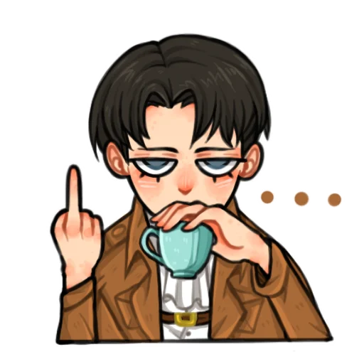 🖕 Стикер «Attack on Titan (RoritoZokaru)» для Telegram
