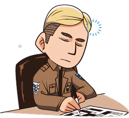 😴 Стикер «Атака Титанов» для Telegram