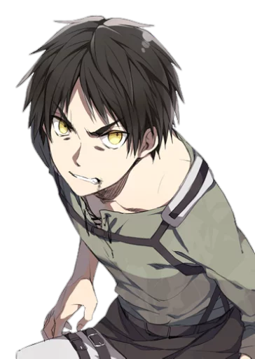 😑 Стикер «attack on titan 1.saku» для Telegram