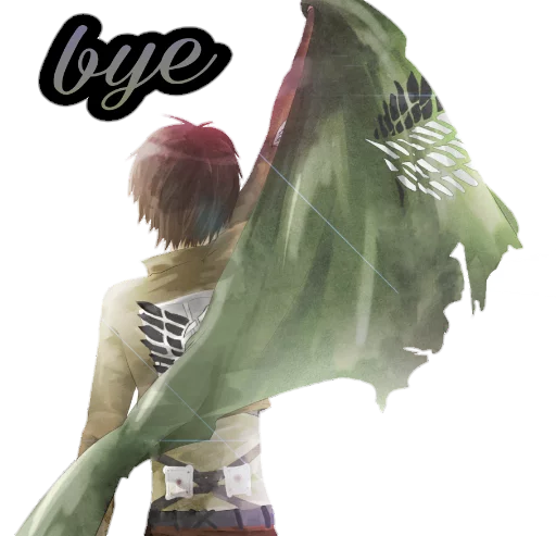 ✋ Стикер «attack on titan 1.saku» для Telegram