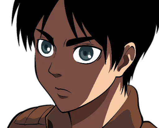 😐 Стикер «attack on titan 1.saku» для Telegram