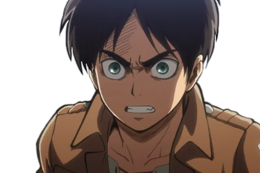 😡 Стикер «attack on titan 1.saku» для Telegram