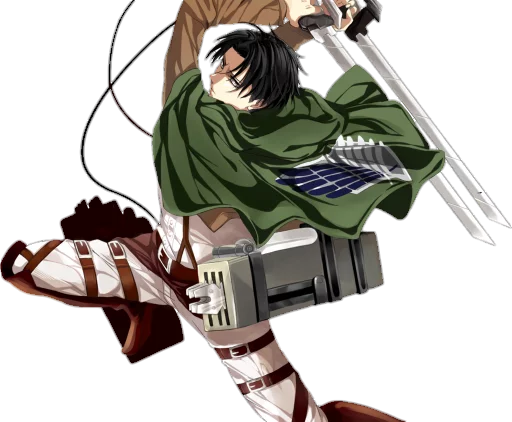 ⚔ Стикер «attack on titan 1.saku» для Telegram