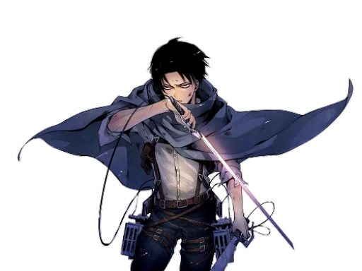 😠 Стикер «attack on titan 1.saku» для Telegram