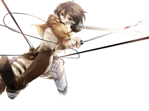 ⚔ Стикер «attack on titan 1.saku» для Telegram